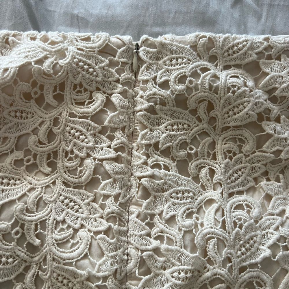 Talbots Cream Lace Pencil Skirt, Spring, Size 18W - Picture 6 of 6